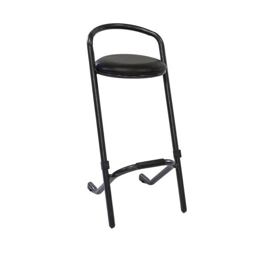 Barkruk leer stapelbaar