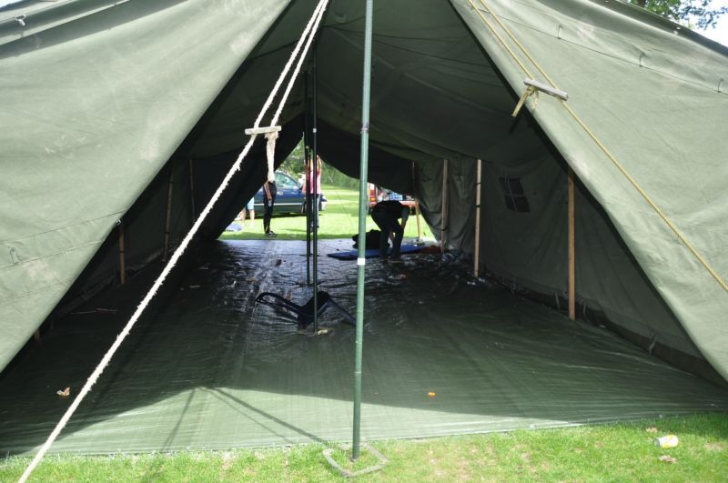 Onze legertenten zijn ideaal om te overnachten