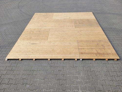 4 x 3,75 houten vloer