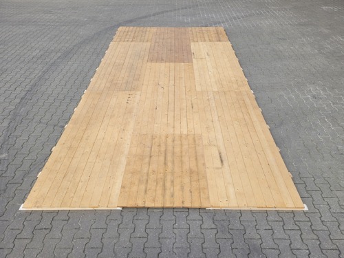 3 x 6,25 houten vloer