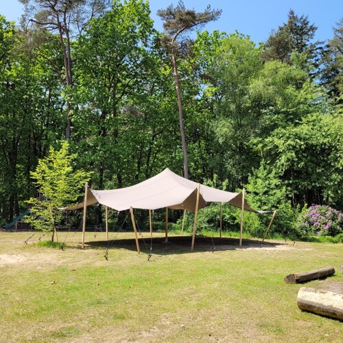 10 x 10 Stretchtent Taupe