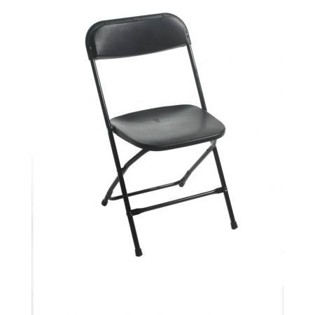 Klapstoel zwart / zwart