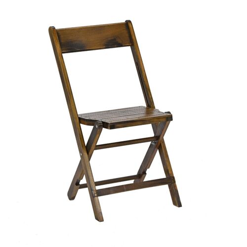 Houten klapstoel bruin